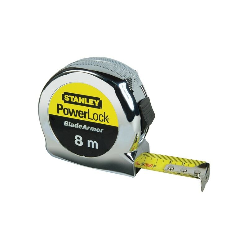 Pocket Tape Measure 8m Powerlock Metric Only Tape STA033527 0-33-527 - Stanley