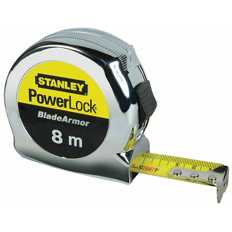 Stanley - PowerLock� BladeArmor� Pocket Tape 8m (Width 25mm) (Metric only) STA033527