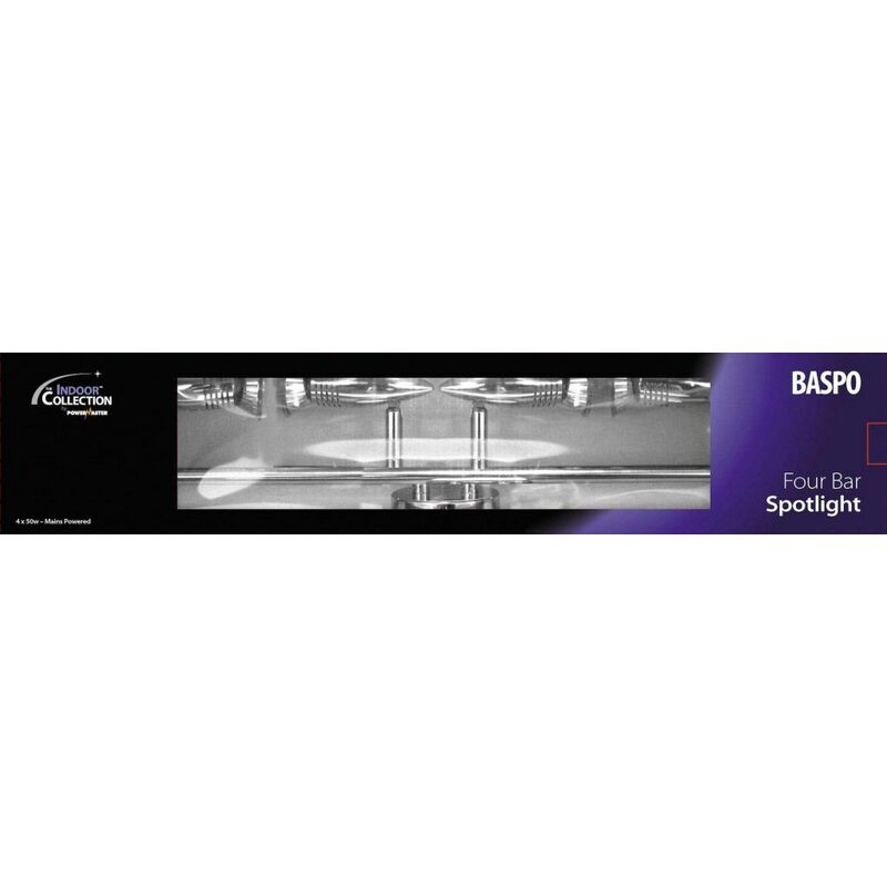 Powermaster Basic 4 Spot Bar Chrome - S6333