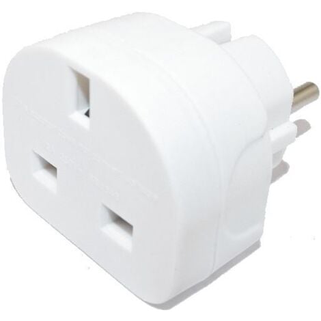 OUTILLAGE ONLINE Powermaster UK to EU Travel Adaptor 230V - 13A - 230V