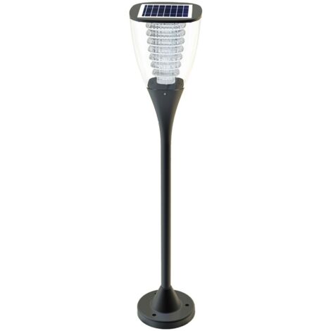 PowerNeed ESL-25H lampe solaire noire extérieure LED