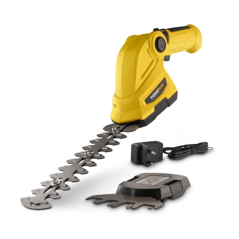 Powerplus - Cisaille a gazon et sculpte haie 7.2V - Largeur de coupe : 100 mm