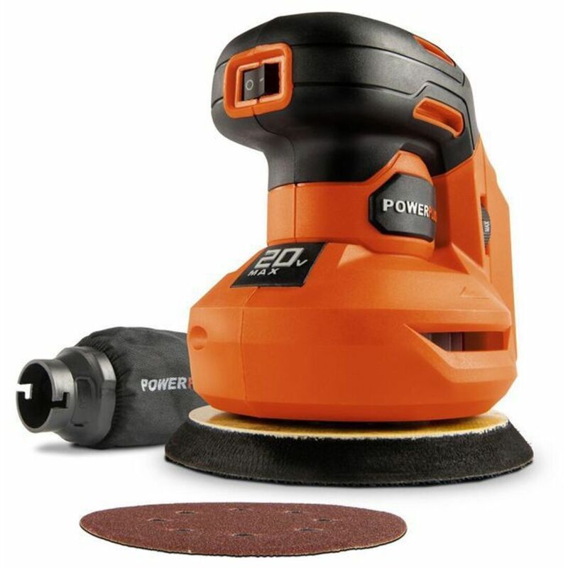 Image of Exzenterschleifer Powerplus Dual Power Powdp50400 + G80 20 V Ø 125 mm