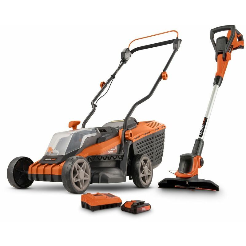 Powerplus - Jeu d'outils de jardin sans balais - Orange
