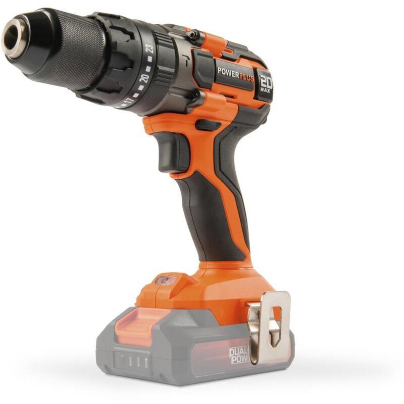 Powerplus - Perceuse visseuse a percussion sans fil 20V 50Nm - dual power POWDP15200 - Livrée sans batterie ni chargeur