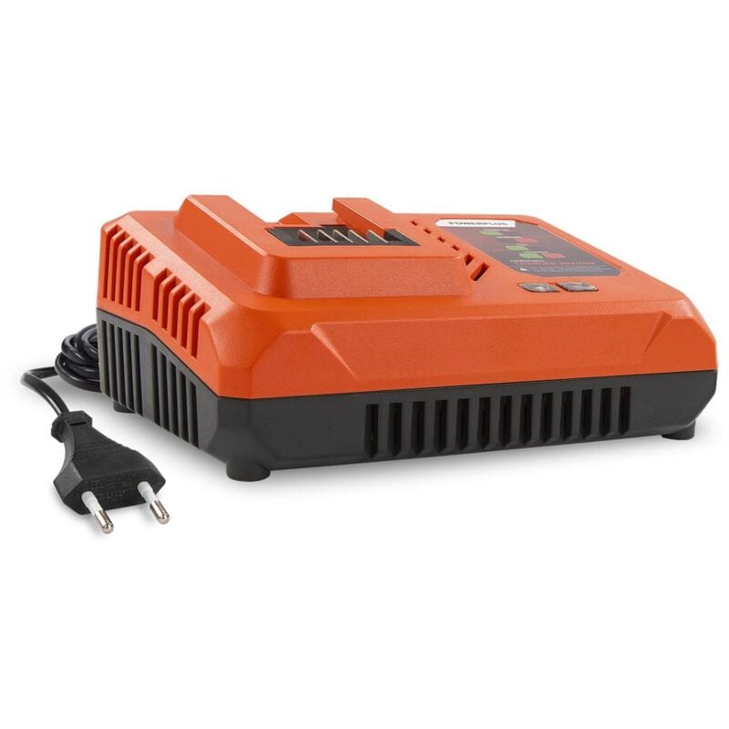 Varo - Chargeur de Batterie Dual Power 4 a POWDP9051 - pour Batteries de 20 v et 2x20 v - Outils de Bricolage sans Fil de 20 v et 40 v - Plateforme