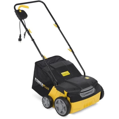 Powerplus - Garden Yellow - POWXG7513 - A balais à charon - Scarificateur - aerateur - 1400W
