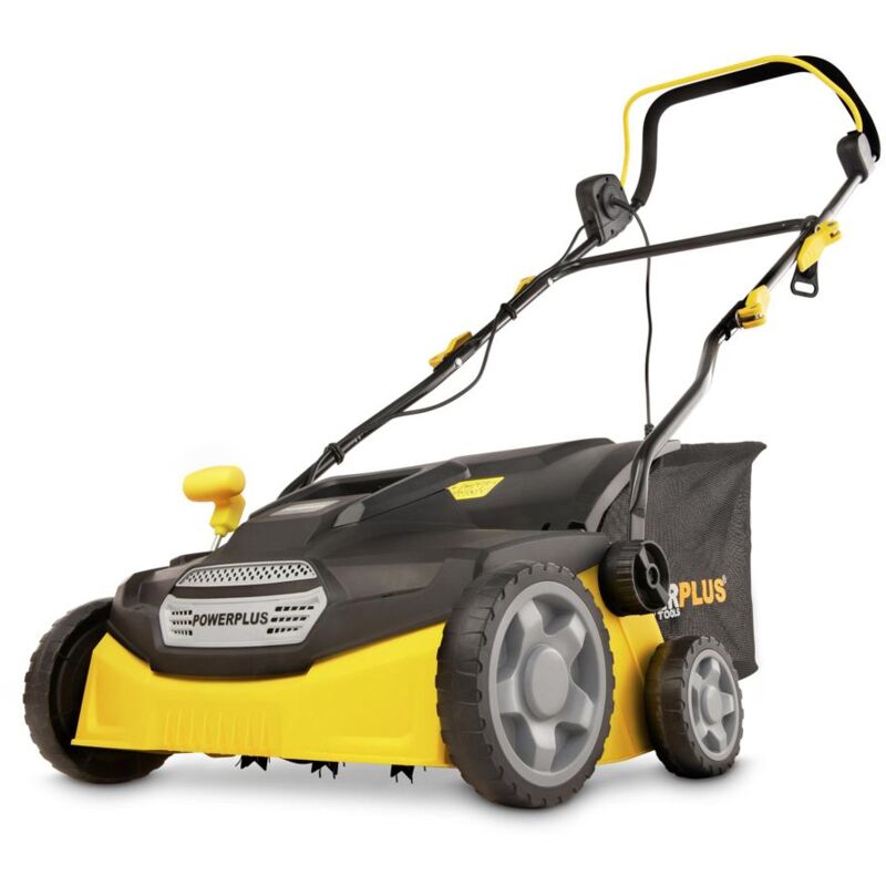 Powerplus - Scarificateur Gazon Électrique POWXG7516 - 1800 w et Largeur de Coupe de 360 mm, 2-en-1 Aérateur et Scarificateur Électrique pour votre