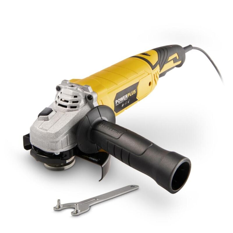 Meuleuse d'Angle Électrique de 1200 w POWX0614 - Disque Abrasif ø 125 mm - Meuleuse Compacte et Ergonomique - Powerplus