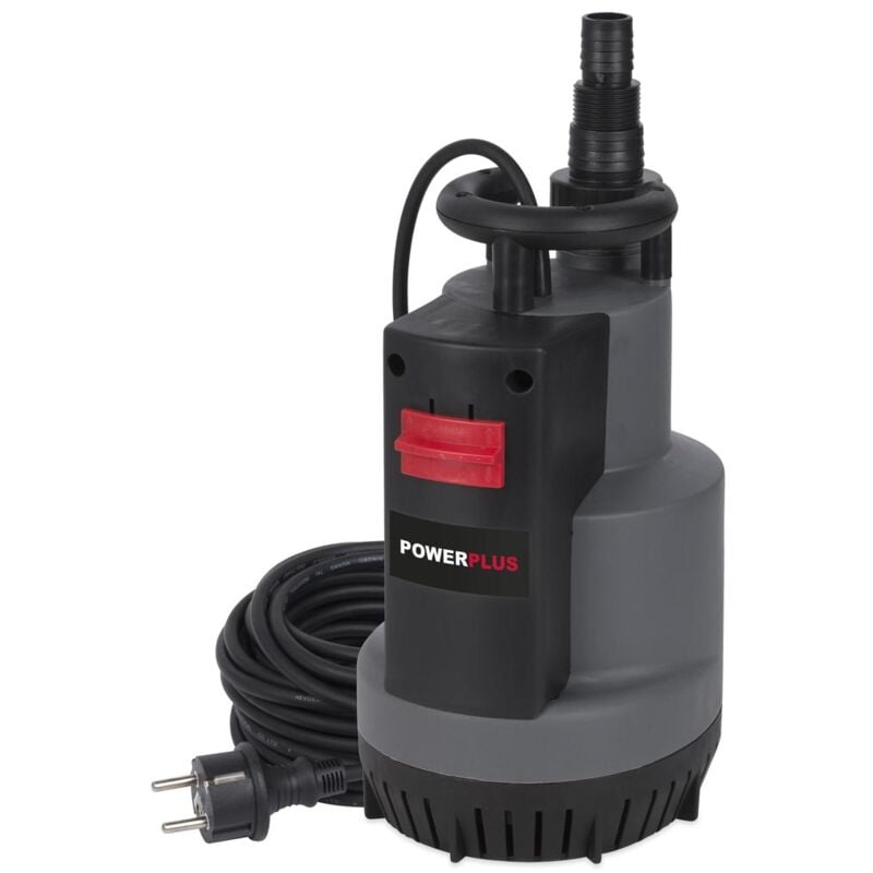 Powerplus - Pompe à Eau Électrique POWEW67920 - Pompe à Eau Submersible de 750 w, Température Maximale de 35°C et Débit de 12.500 l/h, Outillage de