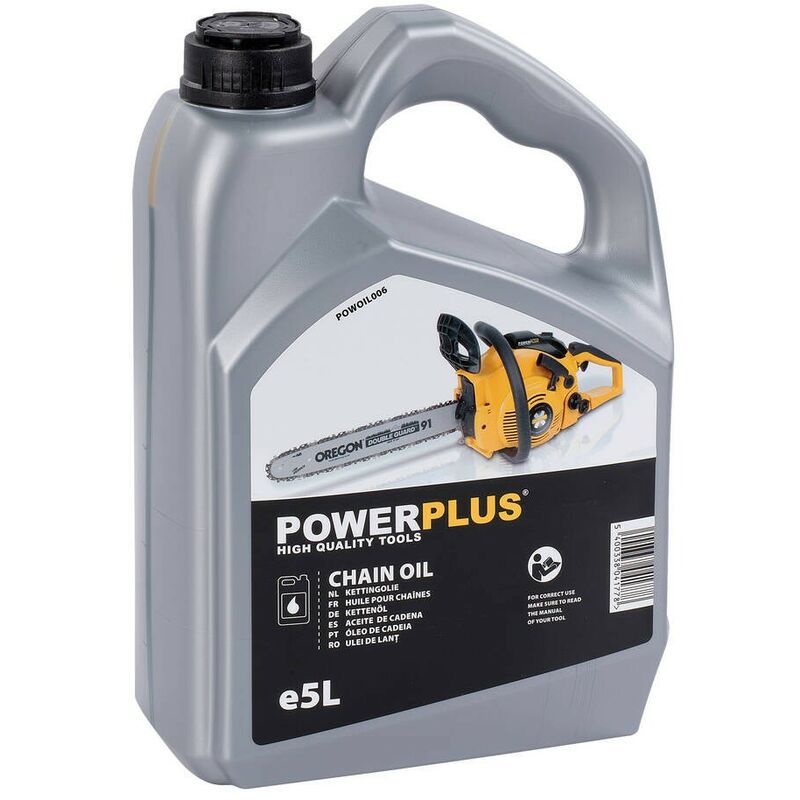 

POWOIL006 Aceite para cadena de motosierra 5L - Powerplus