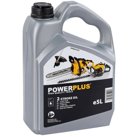 Powerplus POWOIL025 Aceite para motor 2 tiempos 5L