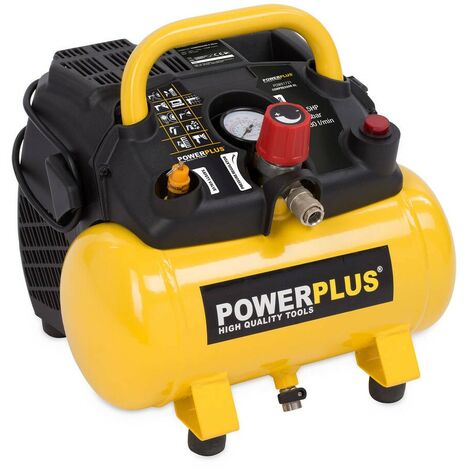 Powerplus POWX1721 Compresor de aire 1100W 6L sin aceite