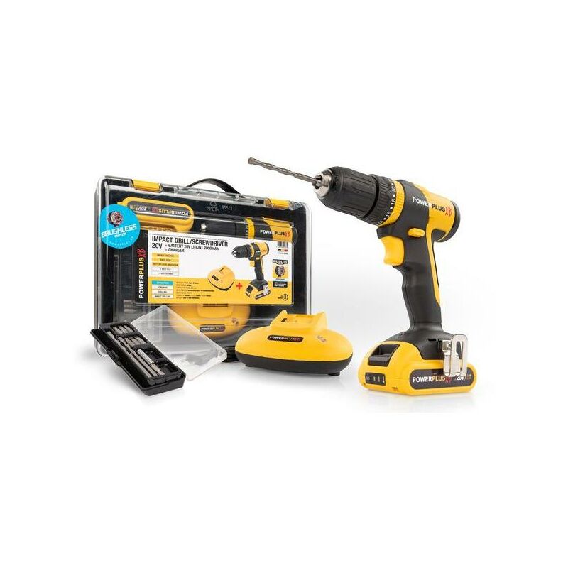 

Taladro percutor a batería 20V POWXB10060 - Powerplus