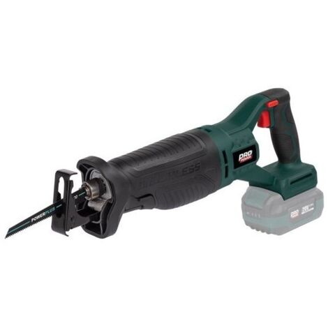 Powerplus Scie Sabre sans Fil de 20 V POWPB30400 - Guichet à Batterie sans Balais 3000 min-1 - sans Batterie ni Chargeur - 2 Acc