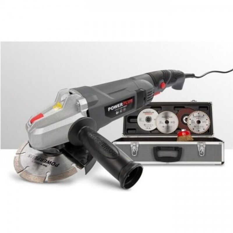 Meuleuse mallette 125mm 900w Powerplus