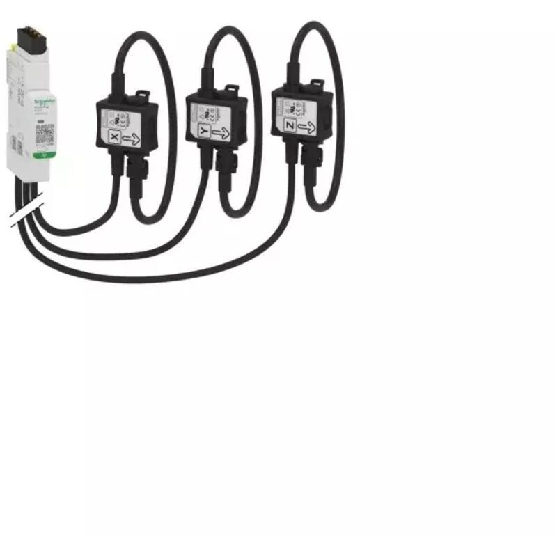 Schneider Electric - Schneider A9MEM1590 PowerTag - capteur de mesure radio-fréquences - tores souples 200A - 3P/3P+N