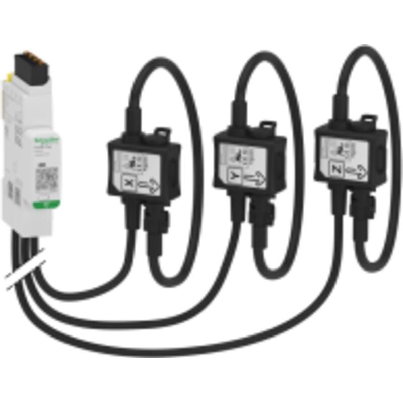 Schneider Electric - PowerTag - Capteur de mesure radiofréquences - tores souples 600A - 3P/3P+N - A9MEM1591