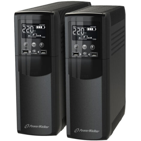 Powerwalker vi 1000 csw sistema de alimentaciÓn ininterrumpida (ups) lÍnea interactiva 1000 va 600 w 4 salidas ac