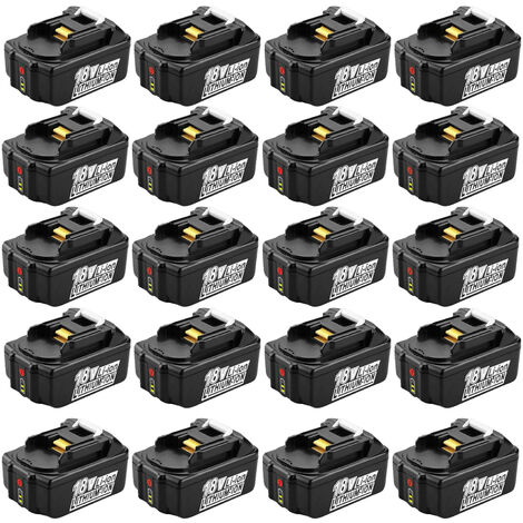 Powerwings – Batterie lithium 18V 5.0Ah pour Makita – Indicateur LED – Compatible avec BL1860B BL1850B BL1840B BL1830B BL1820B BL1815 – Autonomie prolongée - LXT400
