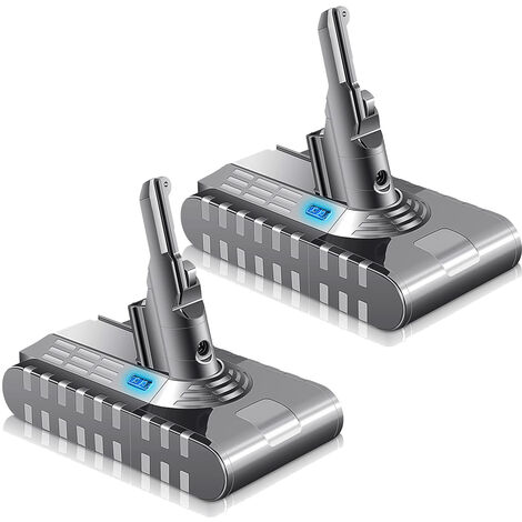 Powerwings – Batterie lithium-ion 21,6V 4000mAh – Lot de 2 batteries pour aspirateurs Dyson V8 – Performance fiable et durable – Compatible V8 Absolute/Animal/Fluffy - AnimalV8