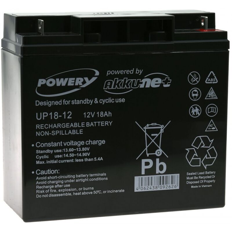 

Powery Batería de GEL 12V 18Ah_v964