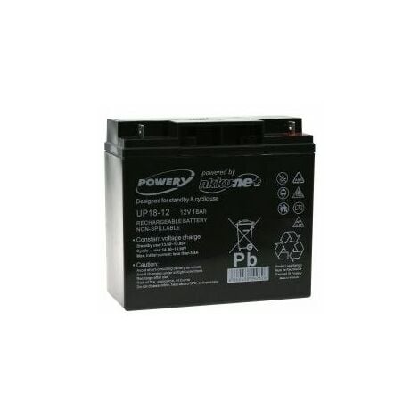 Powery Batería de GEL 12V 18Ahv829