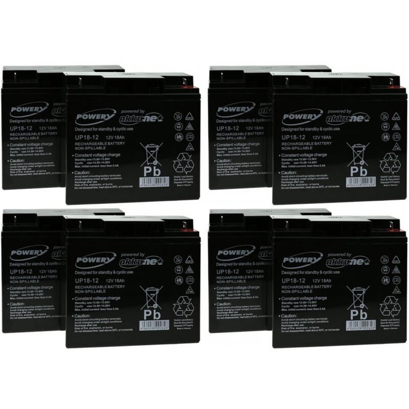 

Powery Batería de GEL para SAI APC Smart-UPS 5000 Montaje en Rack/Torre