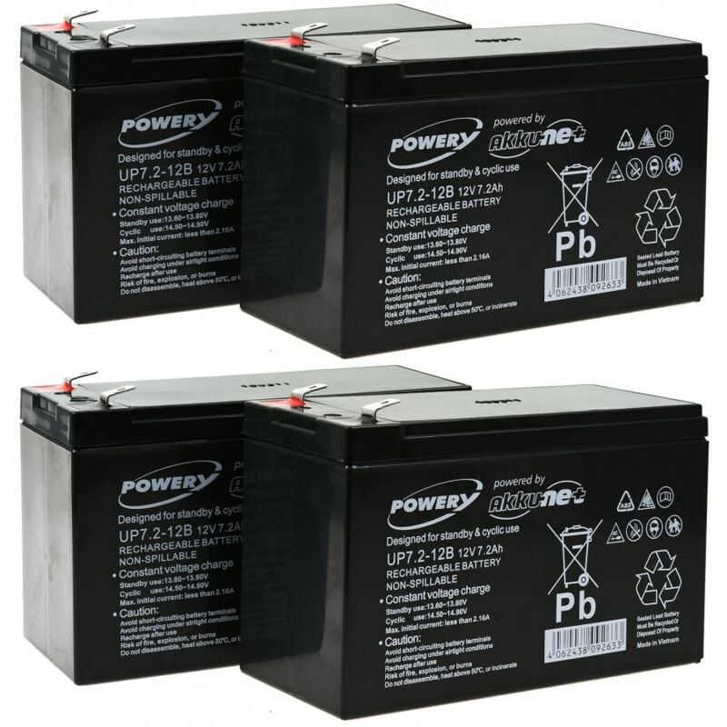 

Powery Batería de GEL para SAI APC Smart-UPS RT 1000 RM