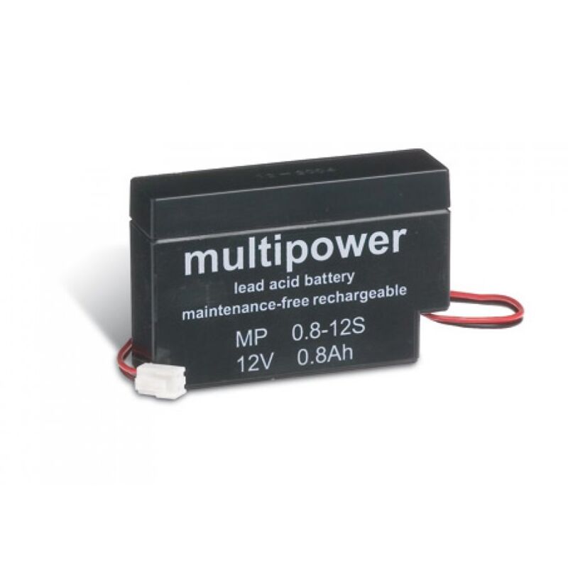 

Batería de plomo-sellada (multipower) MP0,8-12JST - Powery
