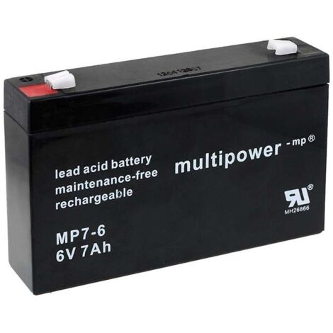 Powery Batería de Plomo-ácido (multipower) MP7-6