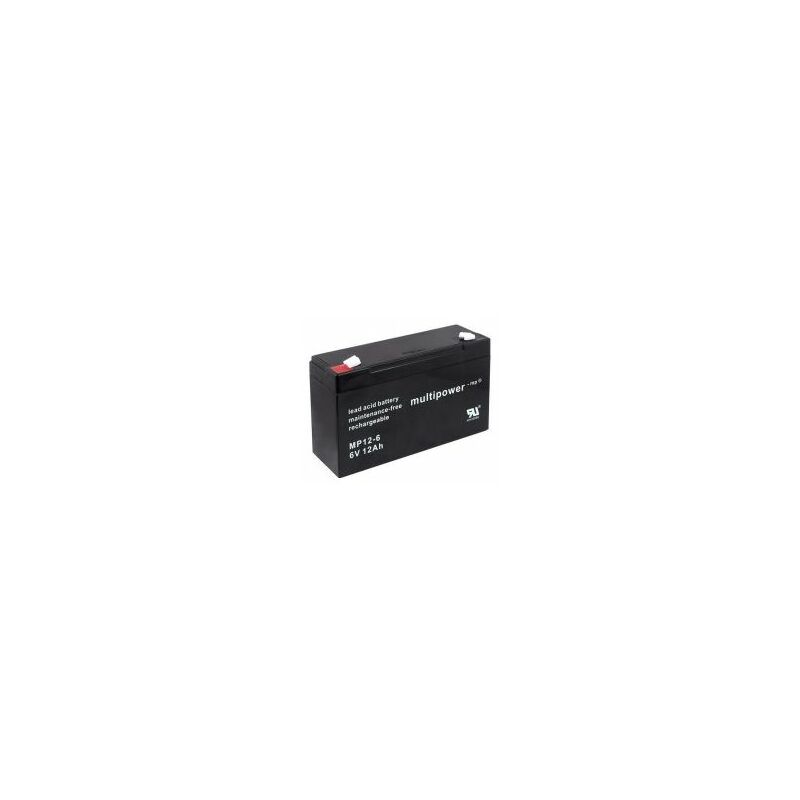 

Powery Batería Plomo (multipower) MP12-6 compatible con FIAMM Modelo FG11202