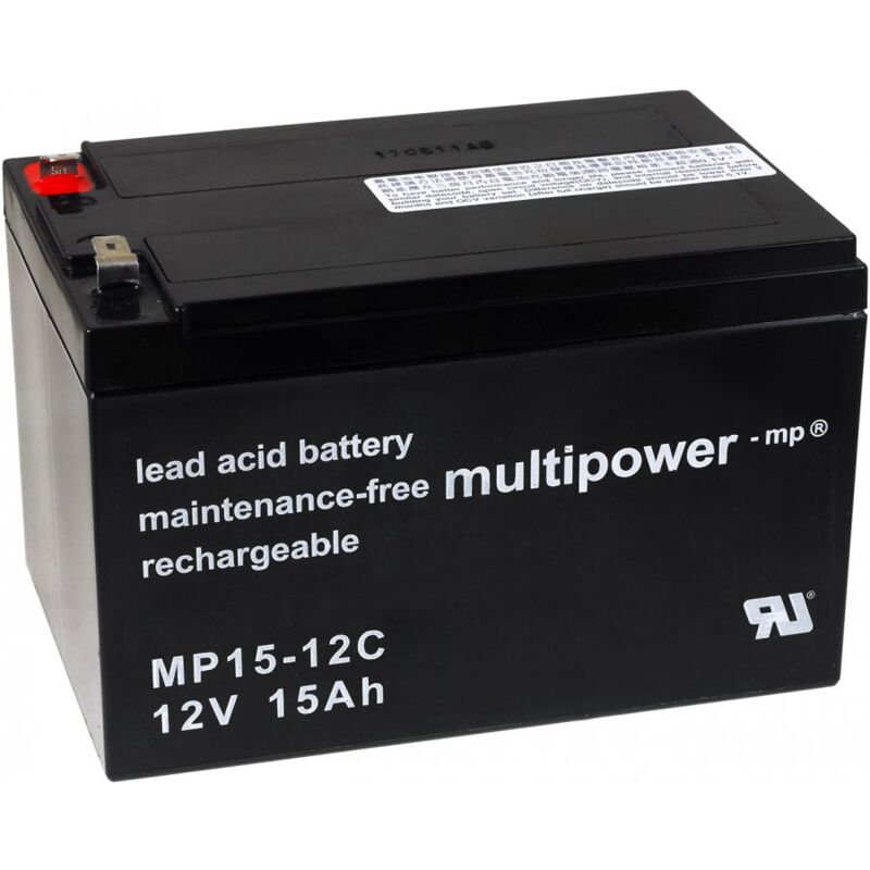 

Powery Batería plomo (multipower) MP15-12C cíclica