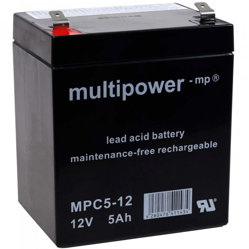 

Powery Batería plomo (multipower) MP5-12C cíclica