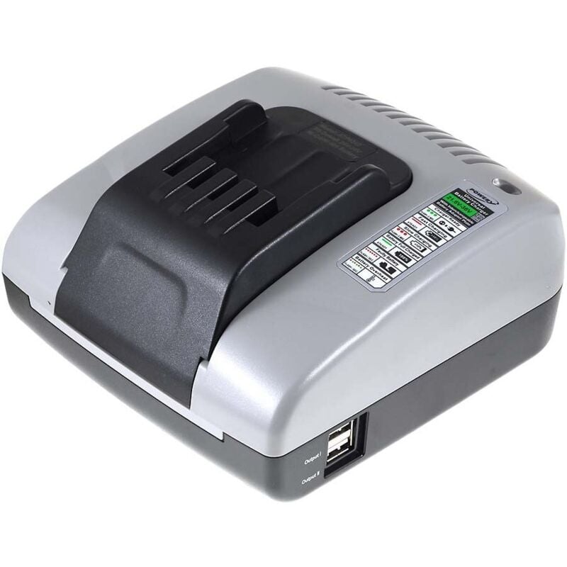 

Powery Cargador con USB para Dewalt martillo perforador DW004K2H
