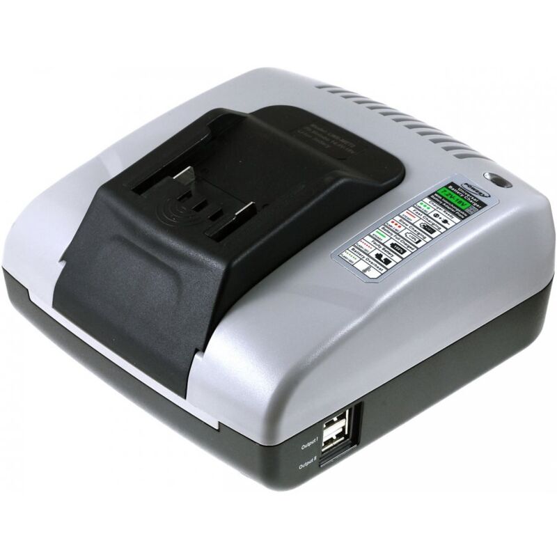 

Cargador de batería con USB para atornillador de impacto Metabo SSD 18 LT/LTX - Powery
