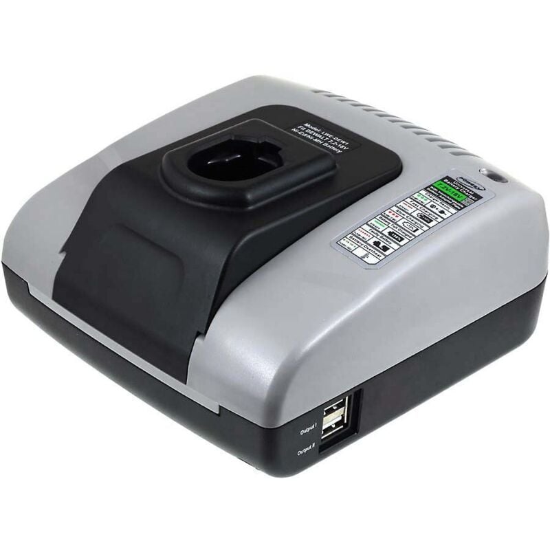 

Cargador de batería con USB para Black & Decker taladro KC1461F - Powery