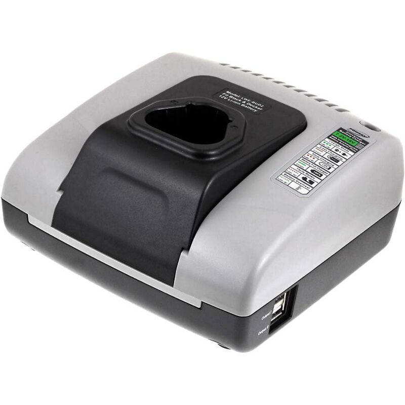 

Cargador de batería con USB para Black&Decker atornillador de impacto LDX112C - Powery