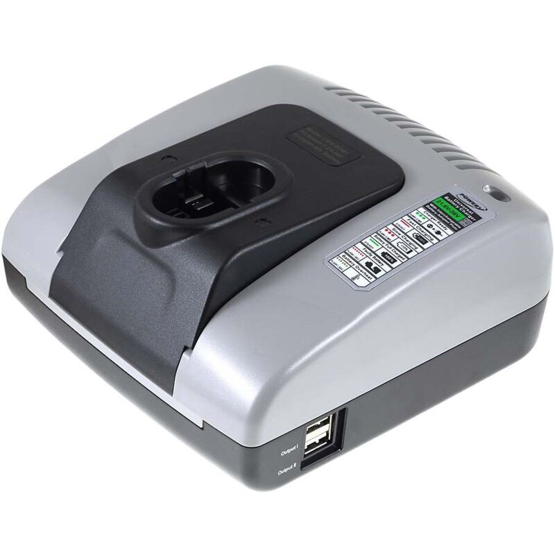 

Cargador de batería con USB para Bosch taladro GSR 12VE-2_v967 - Powery