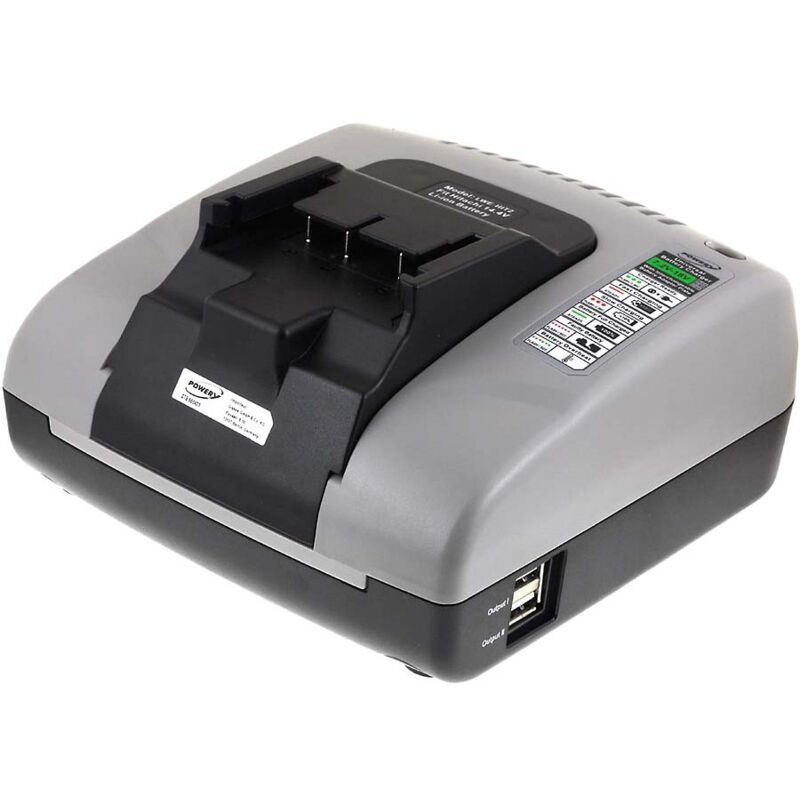 

Cargador de batería con USB para Hitachi aspirador R 18DSL - Powery