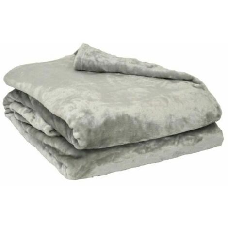 POYET MOTTE Bezug, Polyester, Perle, einzeln, 220x180 cm