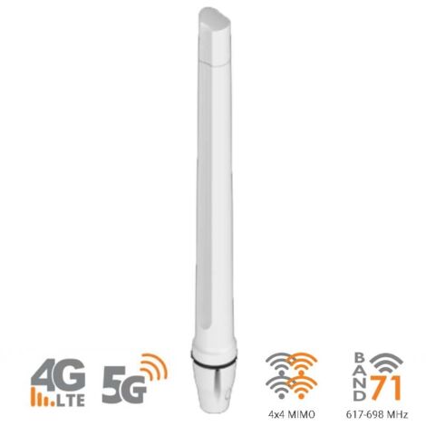 Poynting Antena marina costera LTE/MIMO (4x4), 4G/5G, 617–3800 MHz, 4dBi