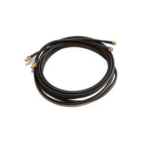 Poynting Câble Bifilaire Hdf195 avec Connecteurs Sma (M/F) 5 Mètres - Optimisé pour un meilleur rendement et durabilité dans des conditions difficiles