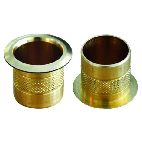 Pozzetti in ottone per aste - Ø 22 mm - Confezione 10 pz