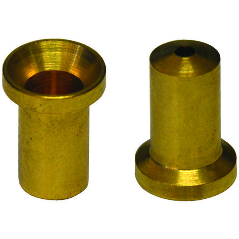 Pozzetti in ottone per aste - ø mm.6