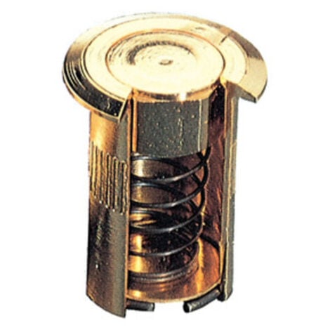 POZZETTI OTTONE A MOLLA MM. 8. Prezzo per 1 pezzo.