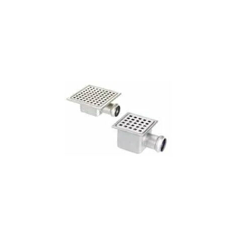Pozzetto 105X105 Inox Uscita Orizzontale