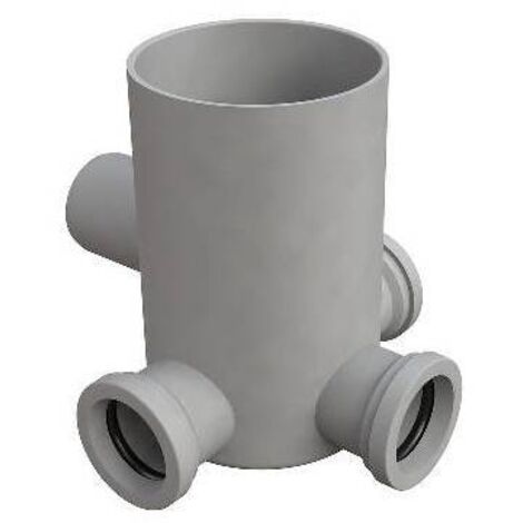 POZZETTO A PAVIMENTO CON BICCHIERE 4 VIE MODELLO ALTO Diam. 50 BONOM