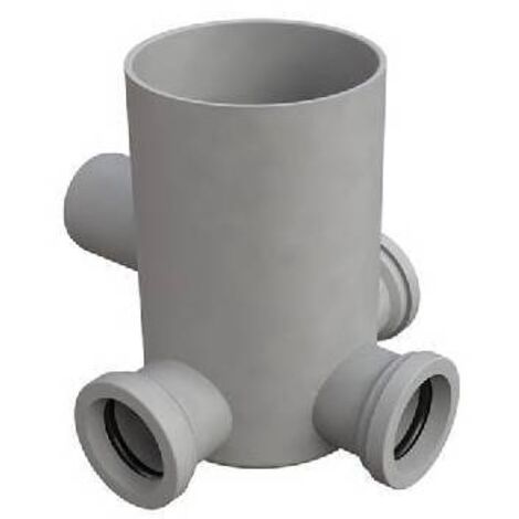 POZZETTO A PAVIMENTO CON BICCHIERE 4 VIE  MODELLO BASSO Diam. 50 BONOM