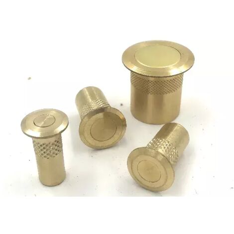 POZZETTO CASATI CON MOLLA IN OTTONE ORO SATINATO   CS797  DIAMETRO INTERNO 12 MM